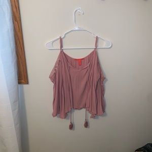 Off the shoulder flowy sleeves